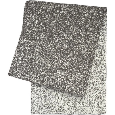 SCANquilt pletený pléd Design ombre smetanovohnědá střední 130x200