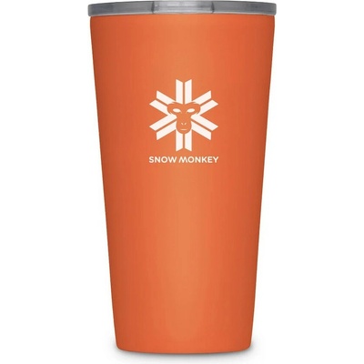 Snow Monkey termohrnček Enjoyer 473 ml oranžová