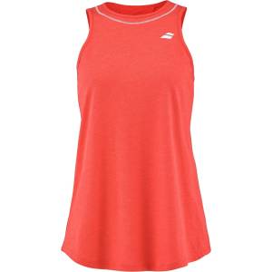 Babolat Women's Performance Vest - Poppy Red Hthr