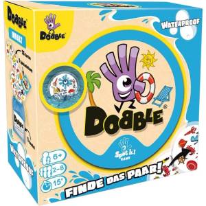 Asmodee Настолна игра с карти Dobble: Waterproof - Семейна (DOBBEAC07ML1)