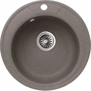 Inter Ceramic Гранитна мивка icgs 8301 gray - за монтаж върху плот (icgs 8301 gray) Мивка за вграждане