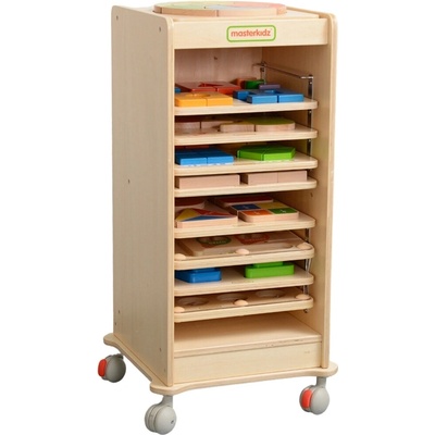 Masterkidz Skriňa na ukladanie vzdelávacích tabúľ