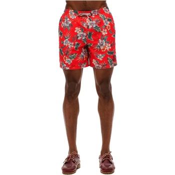 Superdry Бански гащета Superdry Hawaiian Print 16´´ swimming shorts - Red (Botanical Red)