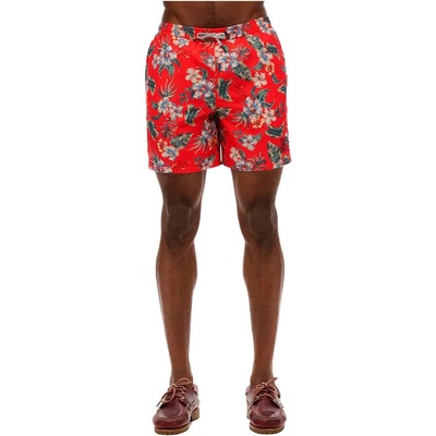 Superdry Бански гащета Superdry Hawaiian Print 16´´ swimming shorts - Red (Botanical Red)