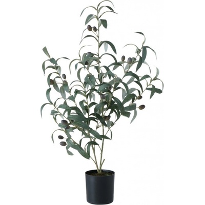 Boltze Home Umělý olivovník, 70 x 25 cm černá