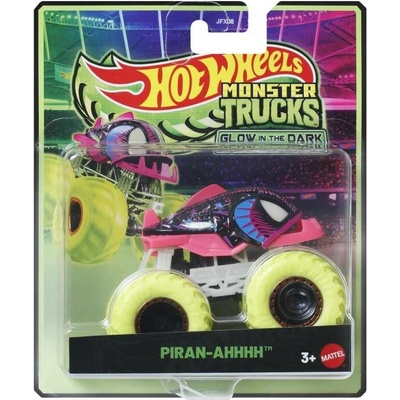 Mattel Hot Wheels Monster Trucks Glow In The Dark Scorpedo růžová