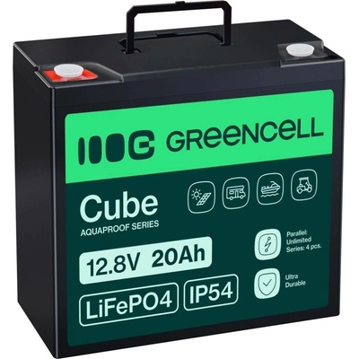 LiFePO4 Green Cell Cube 12,8V 20Ah LFPGC12V20AH LITHIUM-GELPHATE