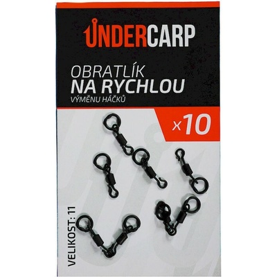 UnderCarp Obratlík na rýchlu výmenu háčkov veľkosť 11 10ks