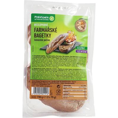 Poensgen bez lepku Bagetky farmářské 2 x 75 g