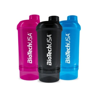 Biotech USA BioTechUSA šejkr Wave+ 500ml + 150ml - modrá