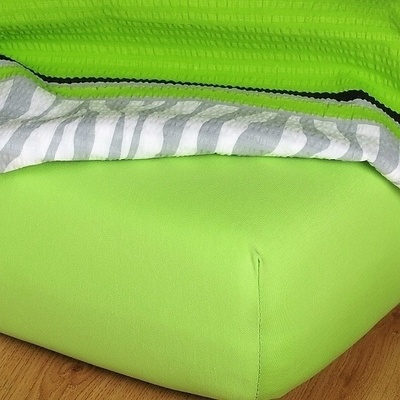Dadka Jersey prostěradlo kiwi 90x200x20