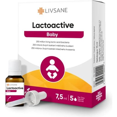 Biocare Livsane Laktoaktívne kvapky pre deti 7,5 ml
