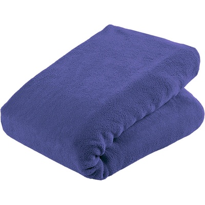 Mikroplyšové prostěradlo TOP tmavě modré 90x200