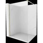 Mexen Kioto Душ преграда Walk-in 130 x 200 cm, резки 8 mm, златна - 800-130-101-50-09 (800-130-101-50-09)