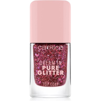 Catrice Dream In Pure Glitter горен лак за нокти с блясък цвят 050 10, 5ml