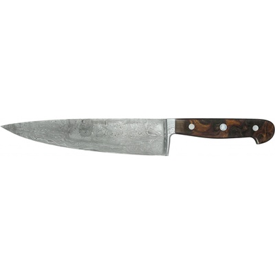 Güde Solingen Kuchařský nůž DAMASCUS 21 cm hnědá
