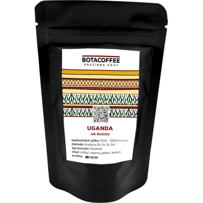 BotaCoffee Uganda AA Bugisu 2025 zrnková 70 g
