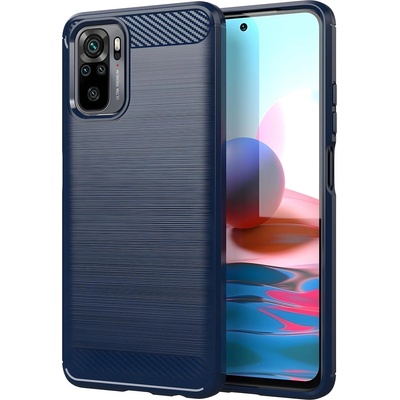 Xiaomi Carbon Shield TPU калъф за Xiaomi Redmi Note 10 5G/Poco M3 - Син KP10697