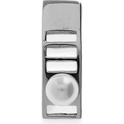 MPM Dámský ocelový nerezový přívěsek Lillian s perlou stříbrné barvy SPD.70002.A