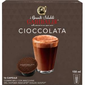 Gran Caffe GARIBALDI Капсули Garibaldi Cioccolata съвместими с Dolce Gusto, 16 капсули