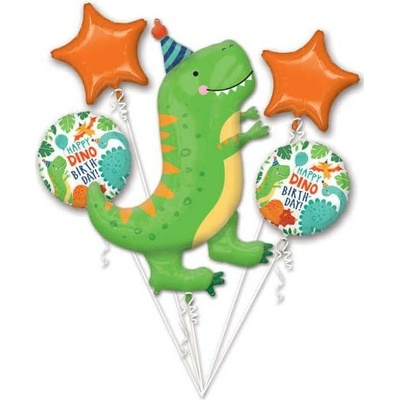 Amscan Balónová kytica Dino Mate