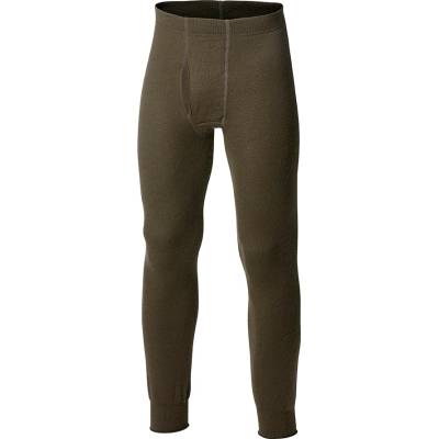 Woolpower Мъжко мериносово термобельо Woolpower Long Johns With Fly 400 Merino base layer - Pine Green (015-0281-0413)
