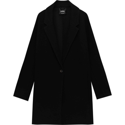 Pull&Bear Преходно палто черно, размер XS