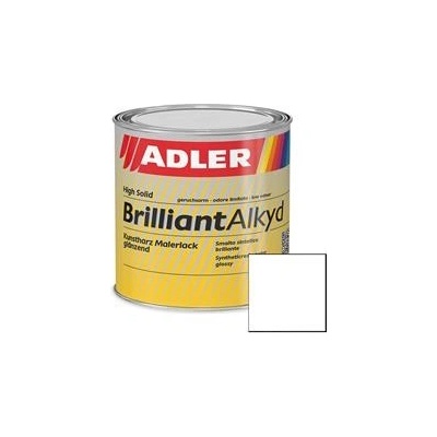 ADLER Brilliantalkyd W10 Weiß, tönbar 125 ml bílá