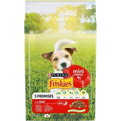 Friskies Mini Menu Hovězí se zeleninou 1,5 kg