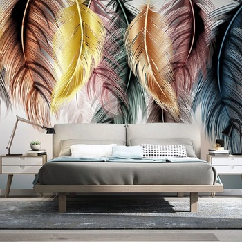 Image 1 of Art gift Фототапет Нежни пера 2