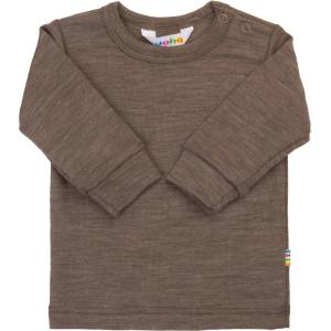 Joha Детски вълнен пуловер Joha Kid's Blouse L/S Merino base layer - Brown - размер 120 (704-6191-0117)