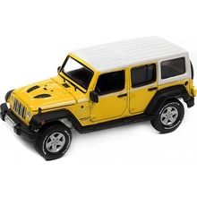 Auto World Jeep JK Wrangler Rubicon Chief Edition 2017 žlutá 1:64