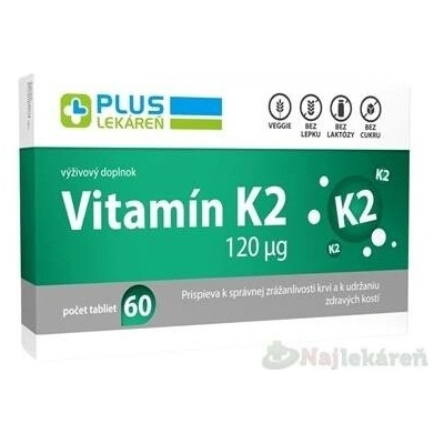 Plus Lékárna Vitamin K2 120 μg 60 tablet
