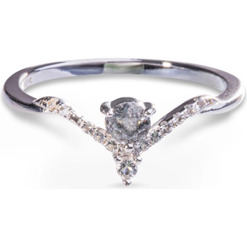 Silenti Jewelry Сребърен пръстен "Мълния" - 10 - 62 мм (19.7мм диам. )