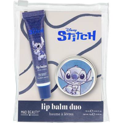 Mad Beauty Stitch Denim hydratačný lesk na pery 10 ml + balzam na pery 12 g