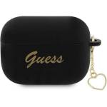 Guess Кейс Guess GUAP2LSCHSK за AirPods Pro 2, черен / черен, Silicone Char (GUE002659-0)