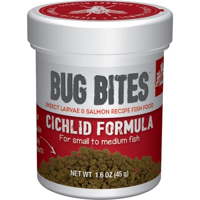 Fluval Bug Bites Cichlid Granules S-M 45 g