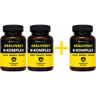 Královský B-Komplex + Kyselina listová 3 x 60 tablet