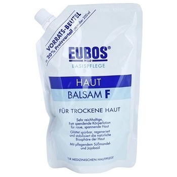 Eubos Basic Skin Care F tělový balzám pro suchou pokožku náhradní náplň 400 ml