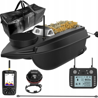 LOKEEVAN V030 s echolotem, dosah 800 m, baterie 20000 mAh, nosnost 3 kg, rychlost 15 km/h, GPS + taška – Zboží Dáma