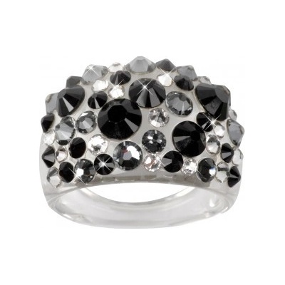 Prsten LEVIEN BY SWAROVSKI Bubble JET RBB50JET