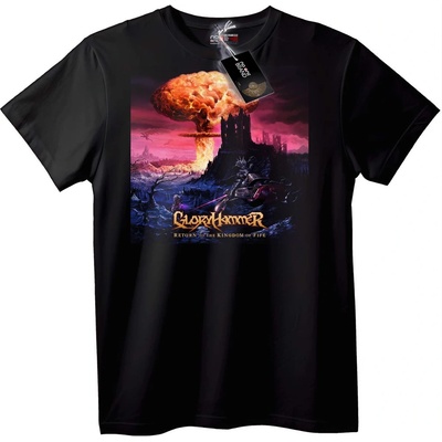NOONEBRAND Тениска GloryHammer връщане в Кралство Файф - 2XL, Black