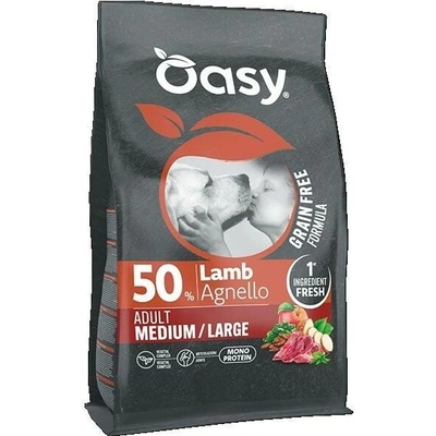 Oasy One animal protein Medium & Large Lamb Mono 10 kg