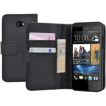 Image 1 of HTC Desire 601 Wallet Кожен Калъф + Скрийн Протектор
