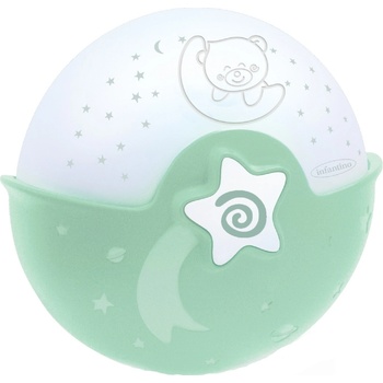 Infantino Прожектор с успокояваща светлина 3 в 1 Infantino - Зелен (IN302048)