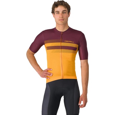 Castelli Simbolo Vivid orange/Deep bordeaux