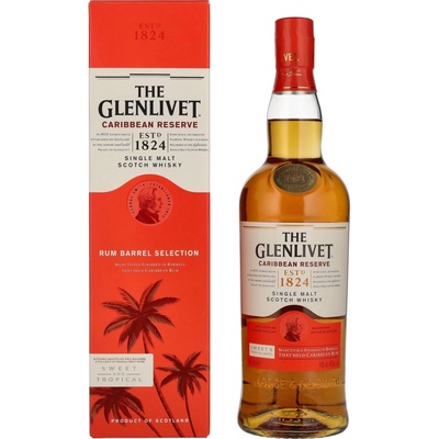 The Glenlivet Caribbean Reserve Barrel Selection 40% 0,7 l (kartón)