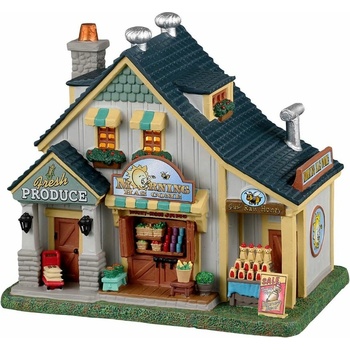 Svietiaci domček Lemax 35056 Ráno na tržnici