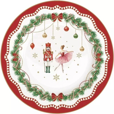 Easy Life Porcelánový dezertní talíř Magie De Noel 19 cm