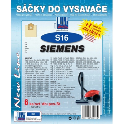 JOLLY Papírové sáčky S16 6 ks